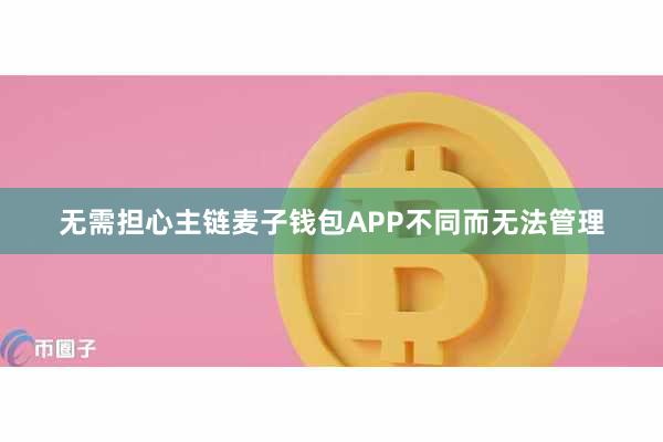 无需担心主链麦子钱包APP不同而无法管理