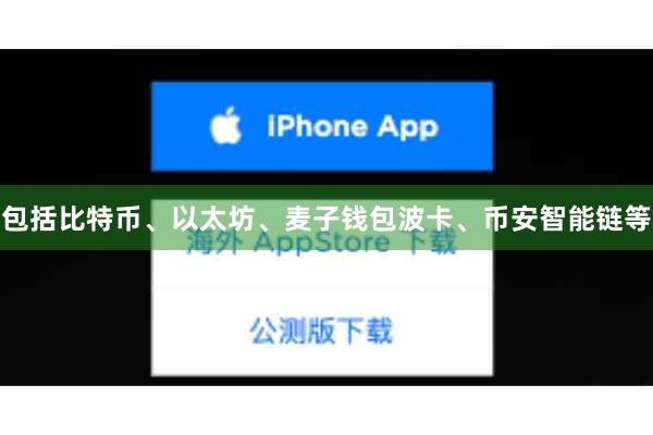 包括比特币、以太坊、麦子钱包波卡、币安智能链等