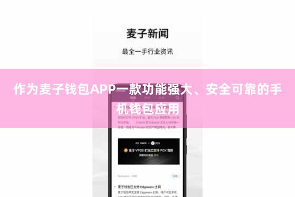 作为麦子钱包APP一款功能强大、安全可靠的手机钱包应用