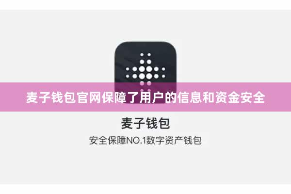 麦子钱包官网保障了用户的信息和资金安全
