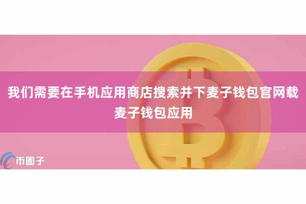 我们需要在手机应用商店搜索并下麦子钱包官网载麦子钱包应用